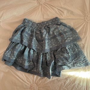 Aerie ruffle skirt